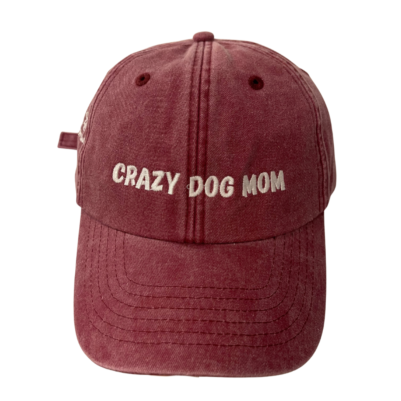 Casquettes "Crazy Dog Mom" Jean