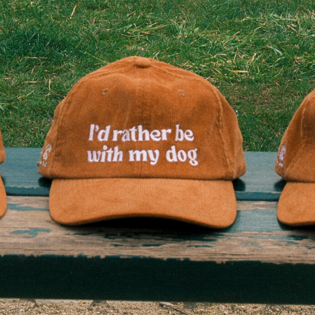 Casquettes I'd rather be with my dog ♡