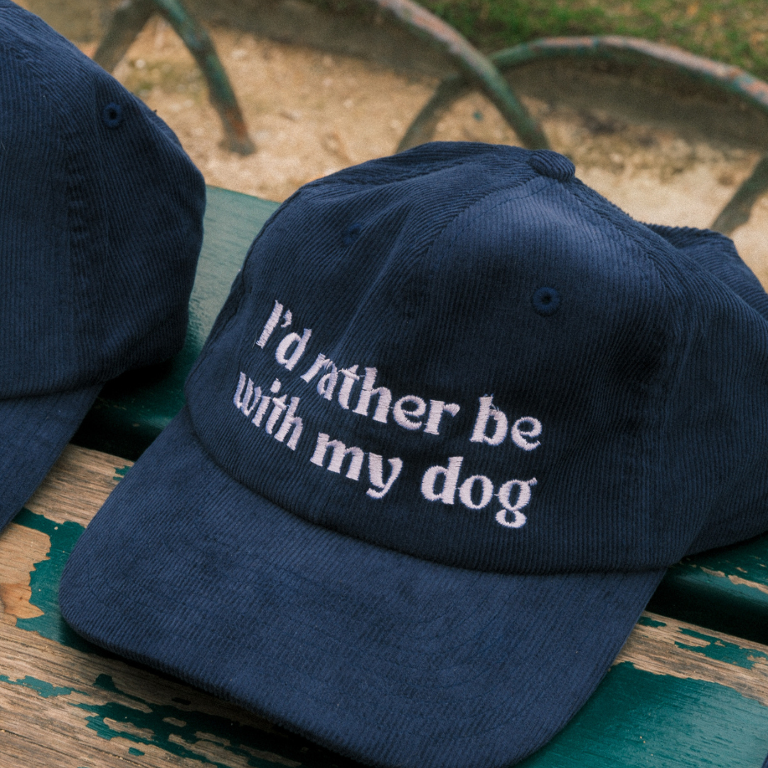 Casquettes I'd rather be with my dog ♡