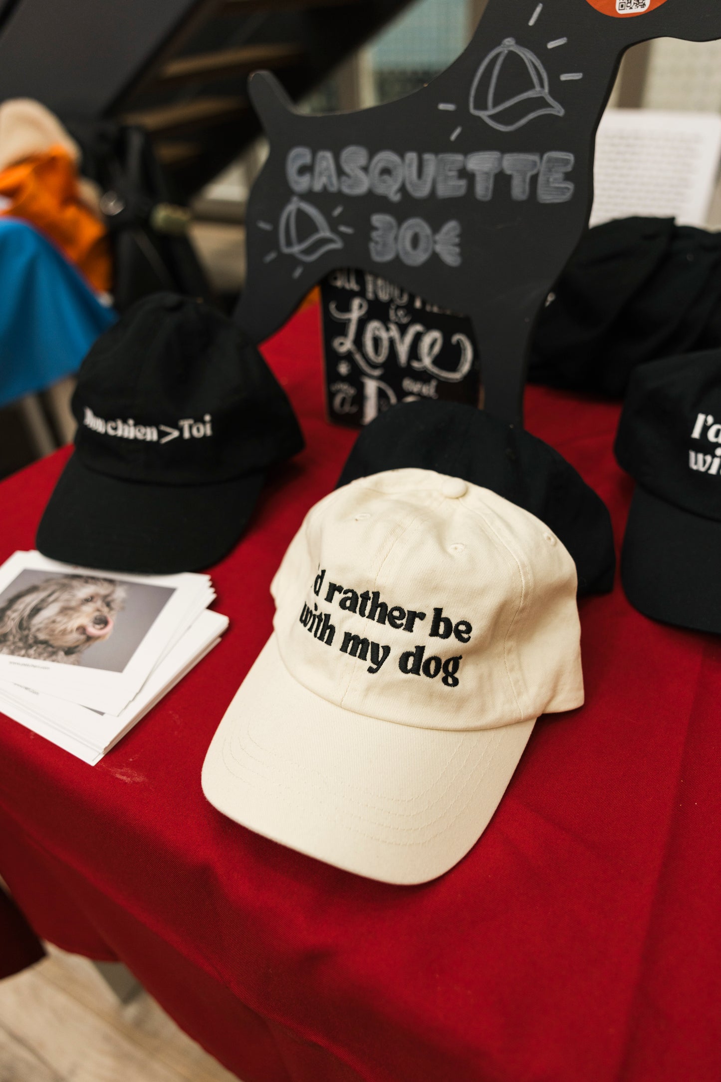 Casquettes "My dog is my muse"